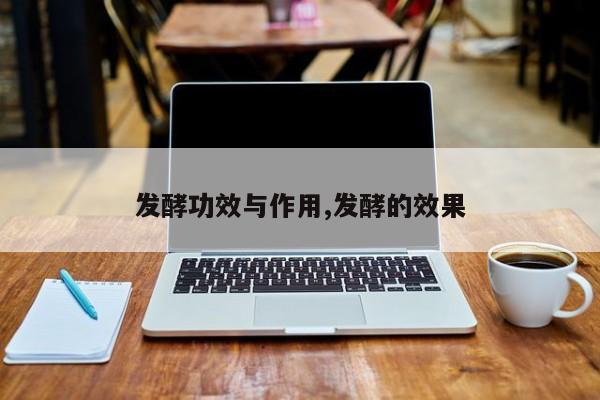 发酵功效与作用,发酵的效果 第1张
